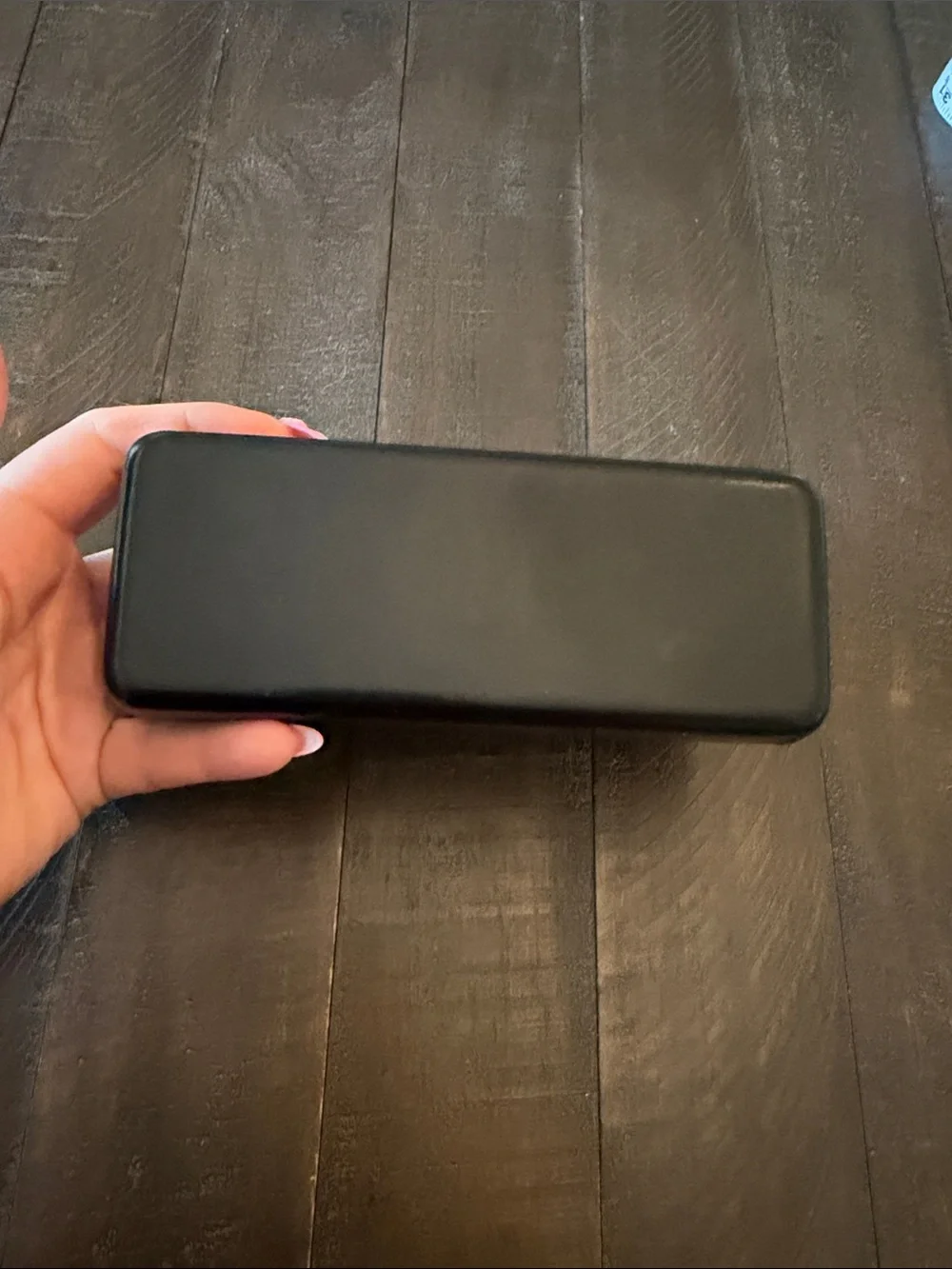 L.A.M.B. Black Embossed Eyewear Case
